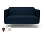 Office furniture napa-slim-arm-125cm-wide-sofa-in-camira-era-fabric-with-socket Dynamic  Matt Black Colour Prime 