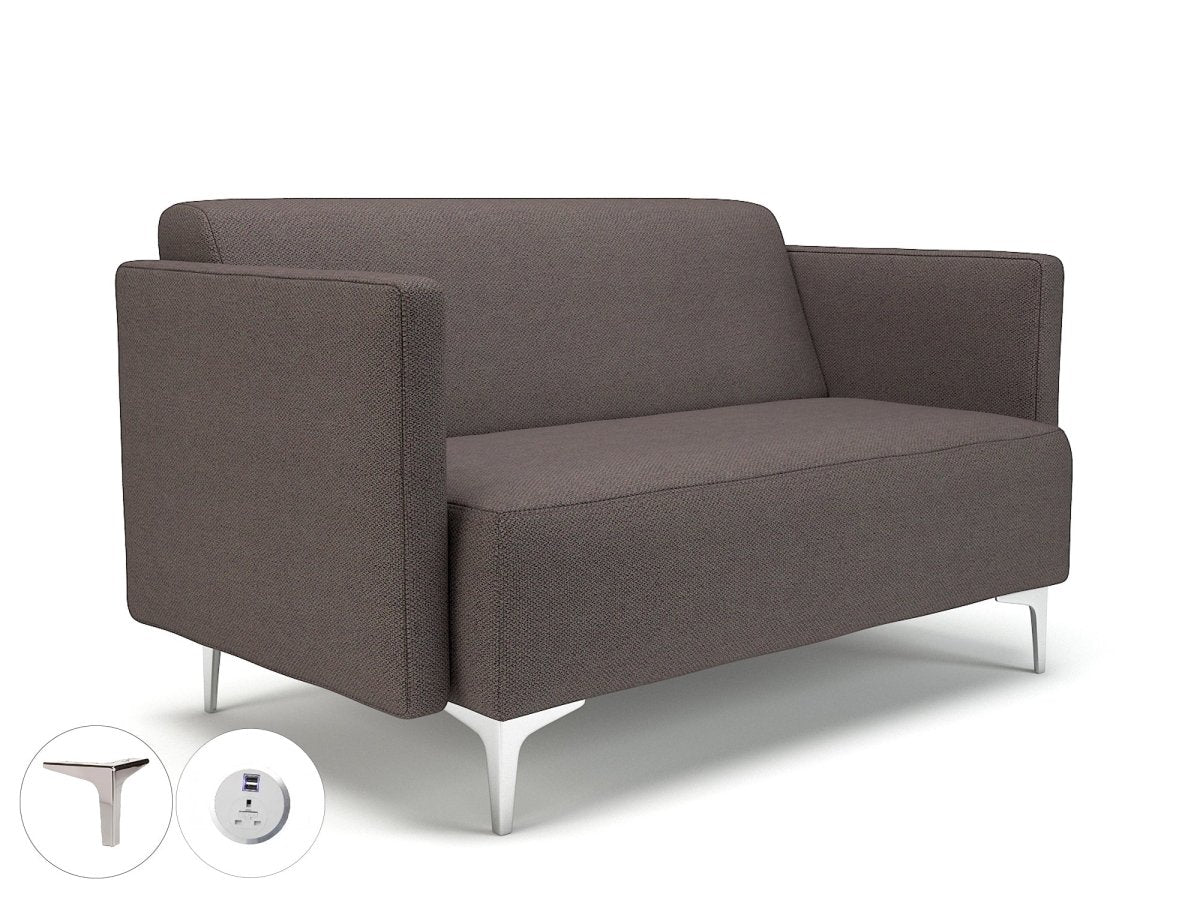 Office furniture napa-slim-arm-125cm-wide-sofa-in-camira-era-fabric-with-socket Dynamic   Colour  