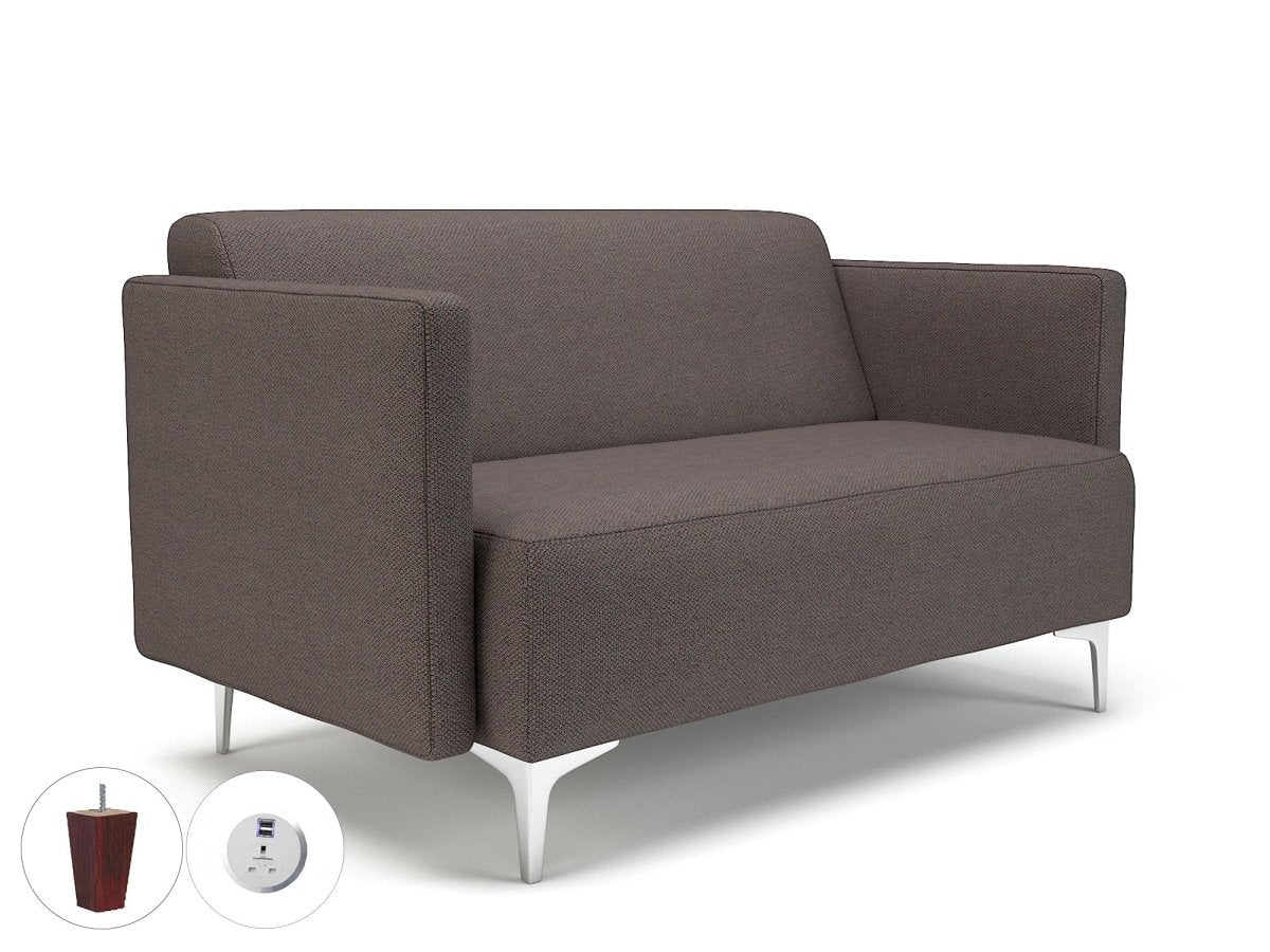 Office furniture napa-slim-arm-125cm-wide-sofa-in-camira-era-fabric-with-socket Dynamic   Colour  
