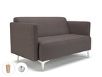 Office furniture napa-slim-arm-125cm-wide-sofa-in-camira-era-fabric-with-socket Dynamic   Colour  