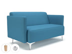 Office furniture napa-slim-arm-125cm-wide-sofa-in-warwick-dolly-fabric-with-socket Dynamic   Colour  