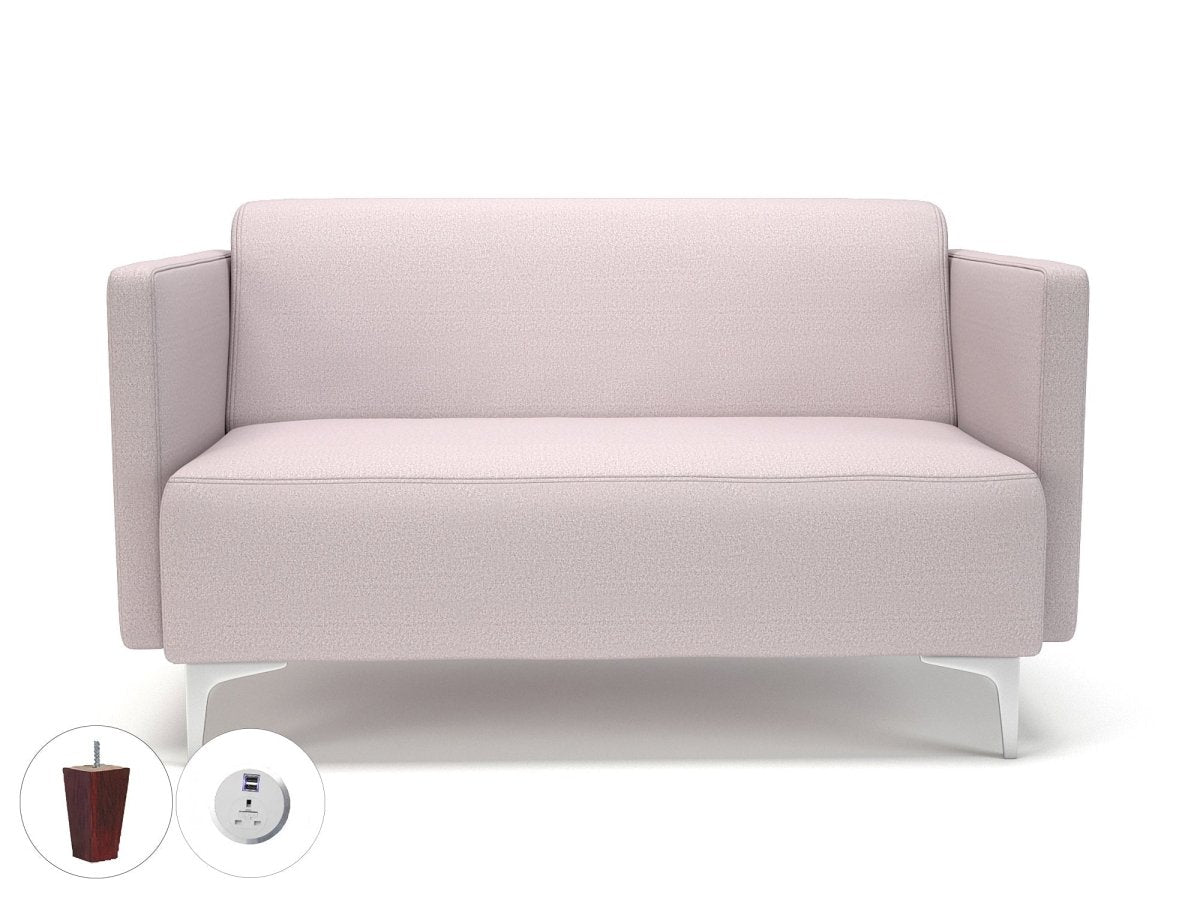 Office furniture napa-slim-arm-125cm-wide-sofa-in-warwick-dolly-fabric-with-socket Dynamic   Colour  