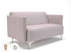 Office furniture napa-slim-arm-125cm-wide-sofa-in-warwick-dolly-fabric-with-socket Dynamic   Colour  