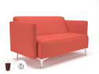 Office furniture napa-slim-arm-125cm-wide-sofa-in-warwick-dolly-fabric-with-socket Dynamic   Colour  