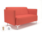 Office furniture napa-slim-arm-125cm-wide-sofa-in-warwick-dolly-fabric-with-socket Dynamic   Colour  
