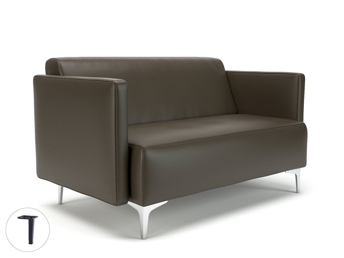 Office furniture napa-slim-arm-125cm-wide-sofa-in-cristina-marrone-ultima-faux-leather Dynamic   Colour  