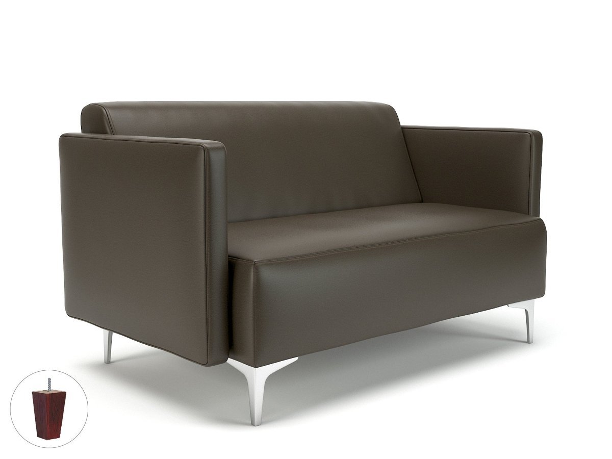 Office furniture napa-slim-arm-125cm-wide-sofa-in-cristina-marrone-ultima-faux-leather Dynamic   Colour  