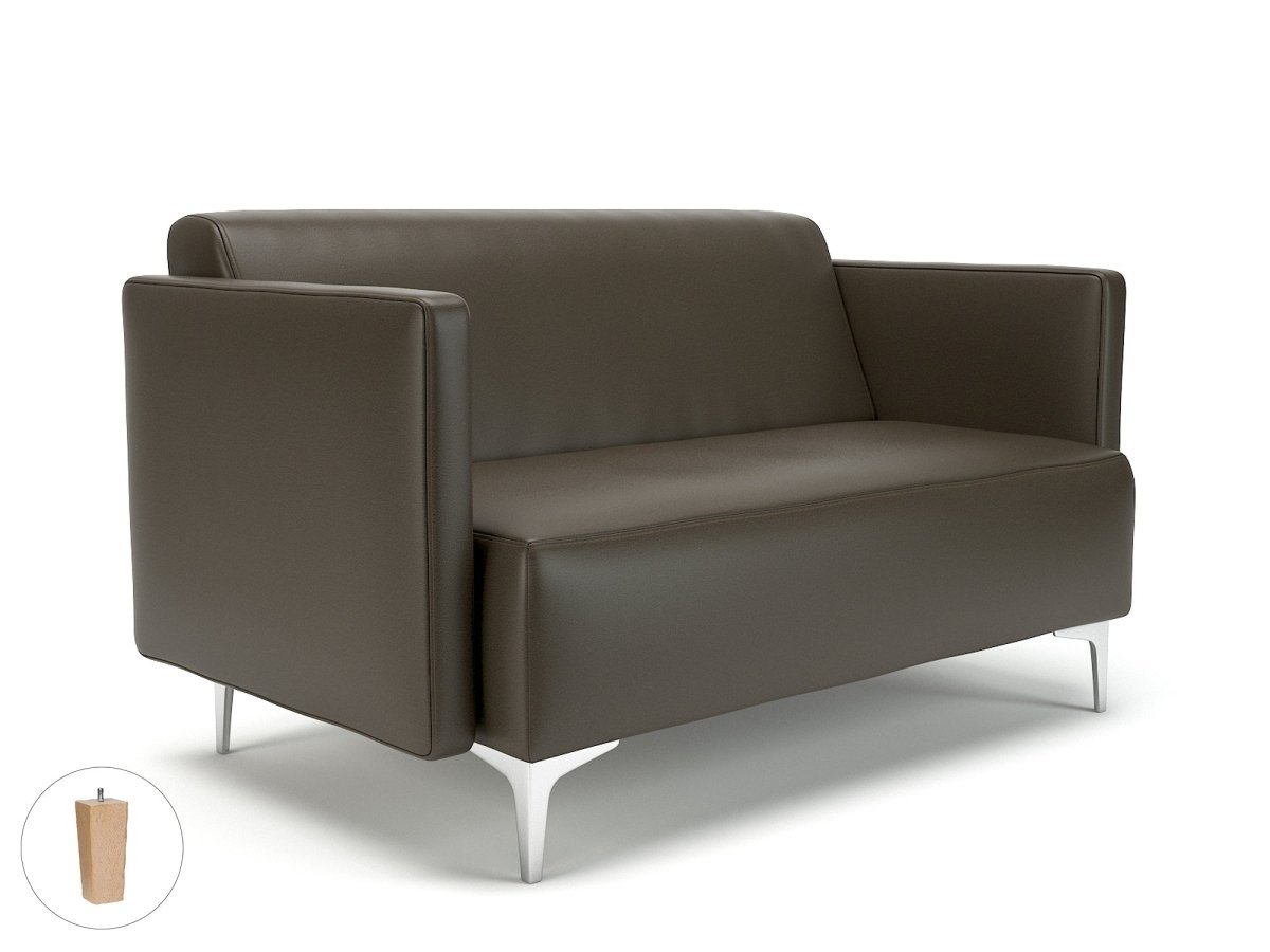 Office furniture napa-slim-arm-125cm-wide-sofa-in-cristina-marrone-ultima-faux-leather Dynamic   Colour  