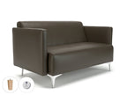 Office furniture napa-slim-arm-125cm-wide-sofa-in-cristina-marrone-ultima-faux-leather-with-socket Dynamic   Colour  
