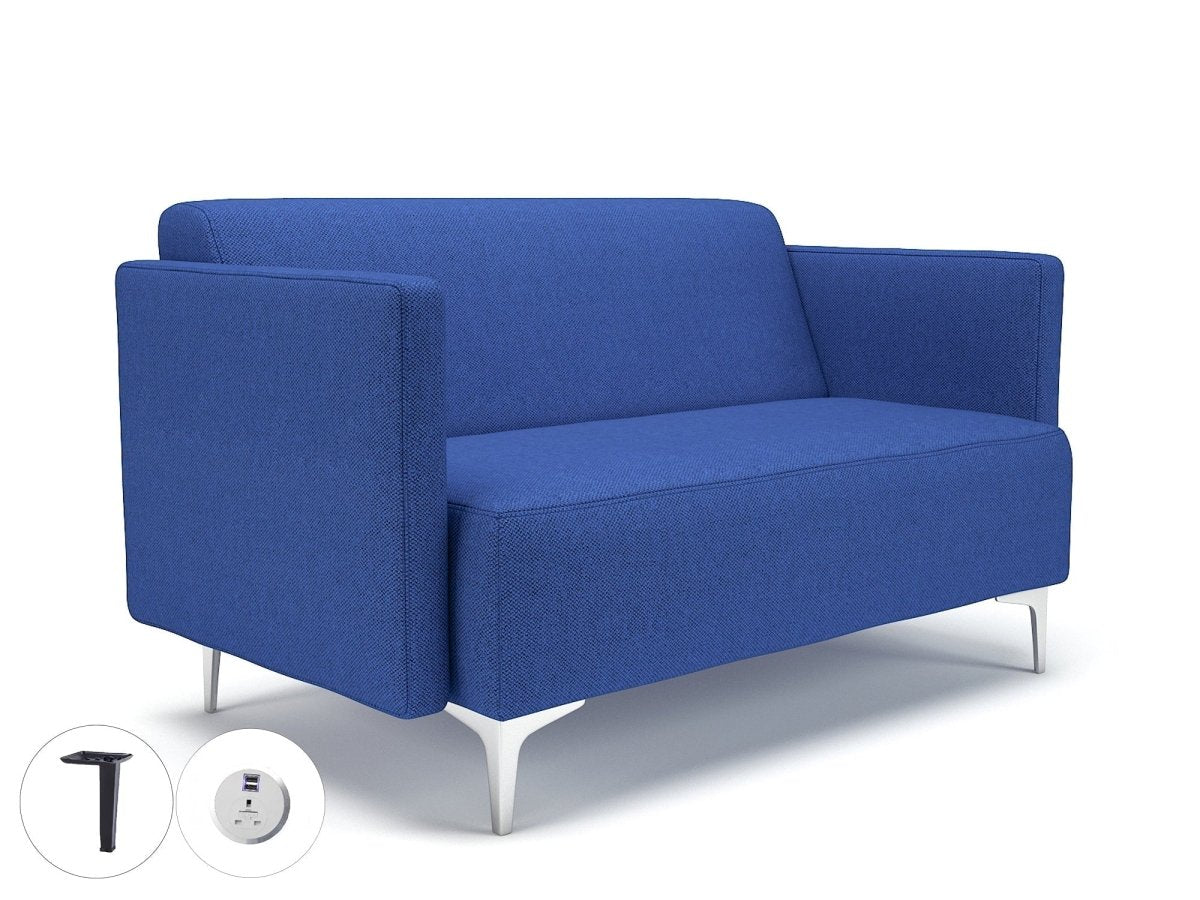 Office furniture napa-slim-arm-125cm-wide-sofa-in-camira-era-fabric-with-socket Dynamic   Colour  