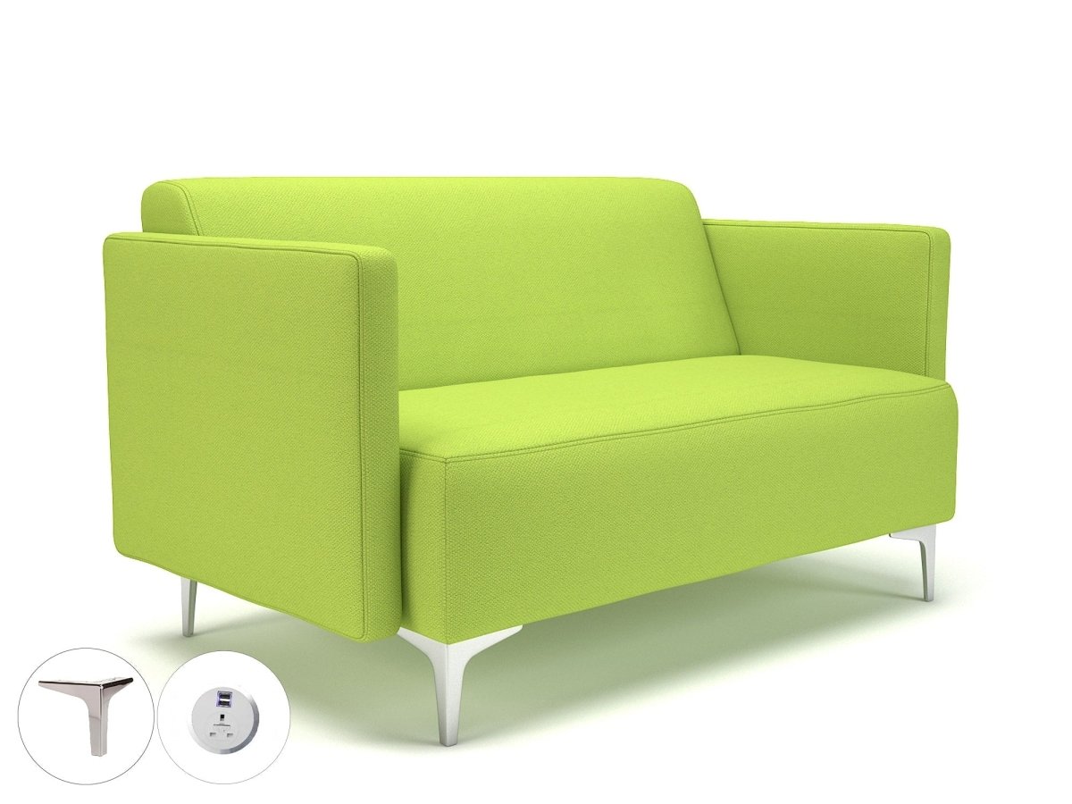 Office furniture napa-slim-arm-125cm-wide-sofa-in-camira-era-fabric-with-socket Dynamic   Colour  