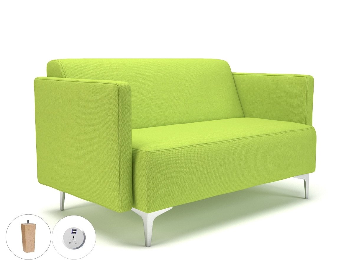 Office furniture napa-slim-arm-125cm-wide-sofa-in-camira-era-fabric-with-socket Dynamic   Colour  