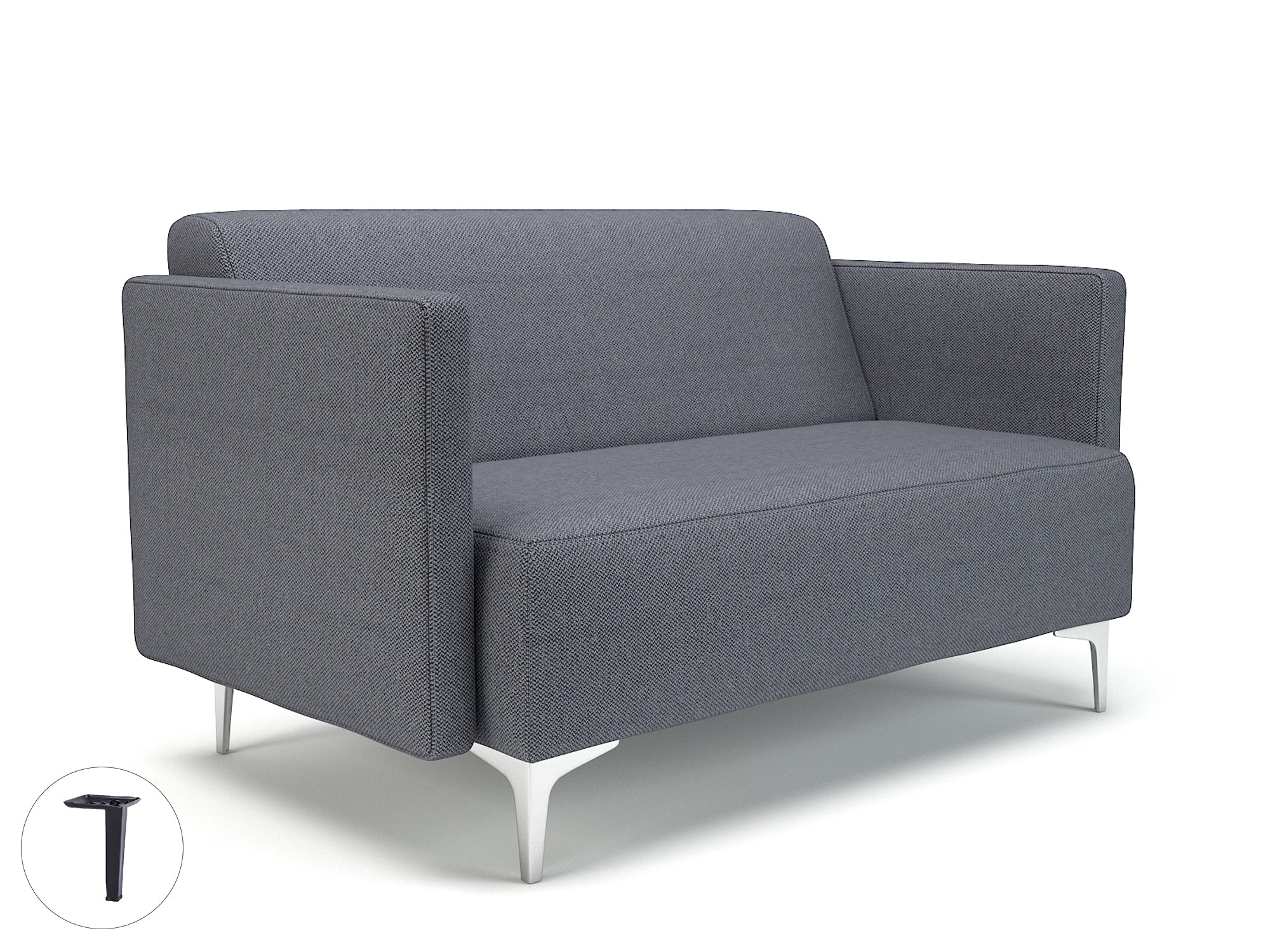 Office furniture napa-slim-arm-125cm-wide-sofa-in-camira-era-fabric Dynamic   Colour  