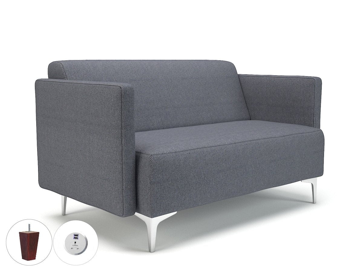 Office furniture napa-slim-arm-125cm-wide-sofa-in-camira-era-fabric-with-socket Dynamic   Colour  