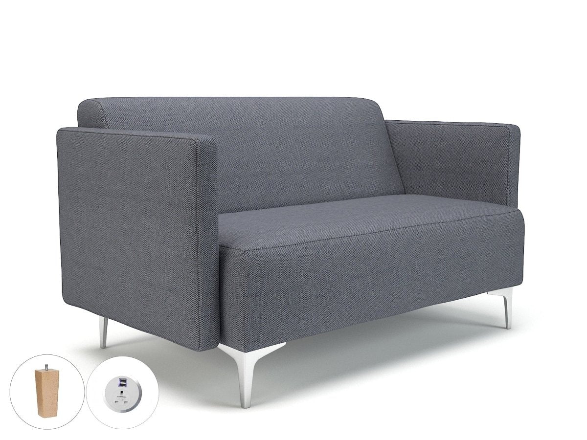 Office furniture napa-slim-arm-125cm-wide-sofa-in-camira-era-fabric-with-socket Dynamic   Colour  