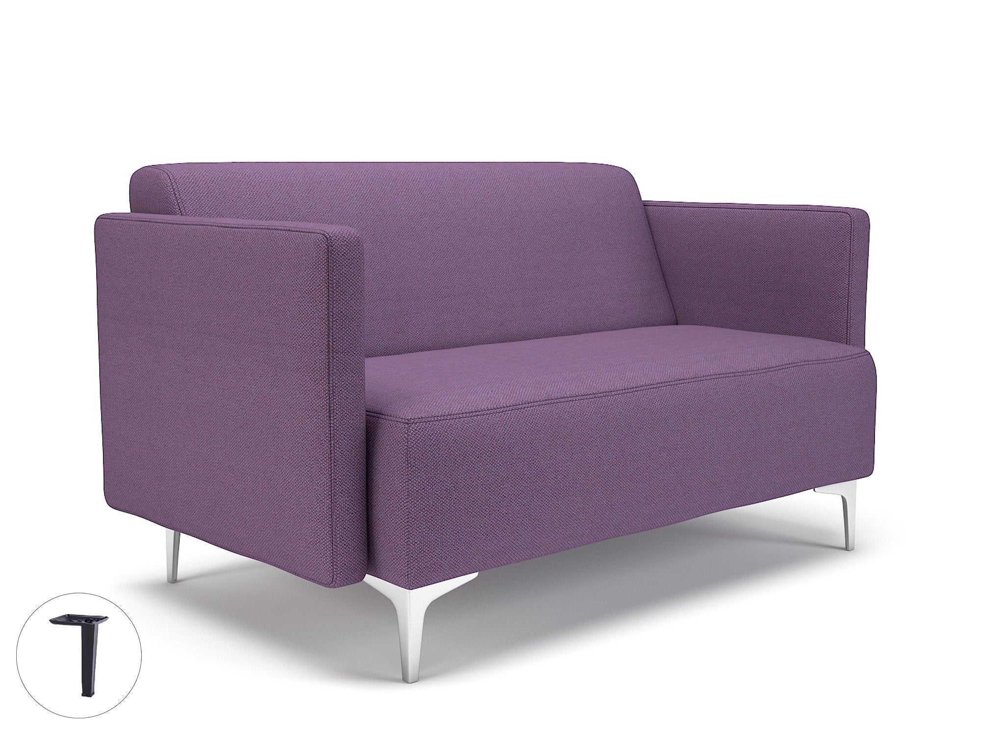 Office furniture napa-slim-arm-125cm-wide-sofa-in-camira-era-fabric Dynamic   Colour  