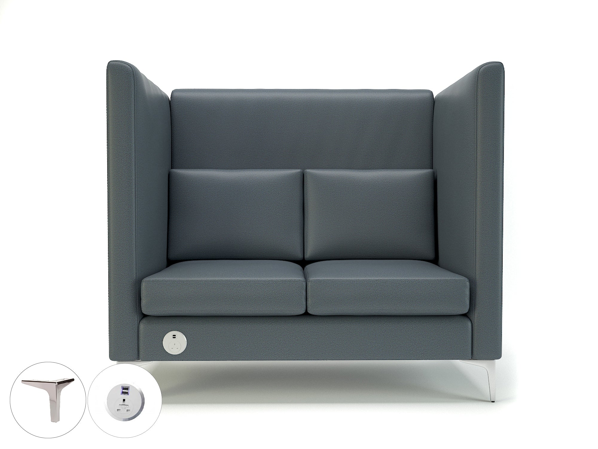 altus-128cm-wide-privacy-booth-in-cristina-marrone-ultima-faux-leather-with-socket Dynamic  Ebony Wood Colour Atlantic 