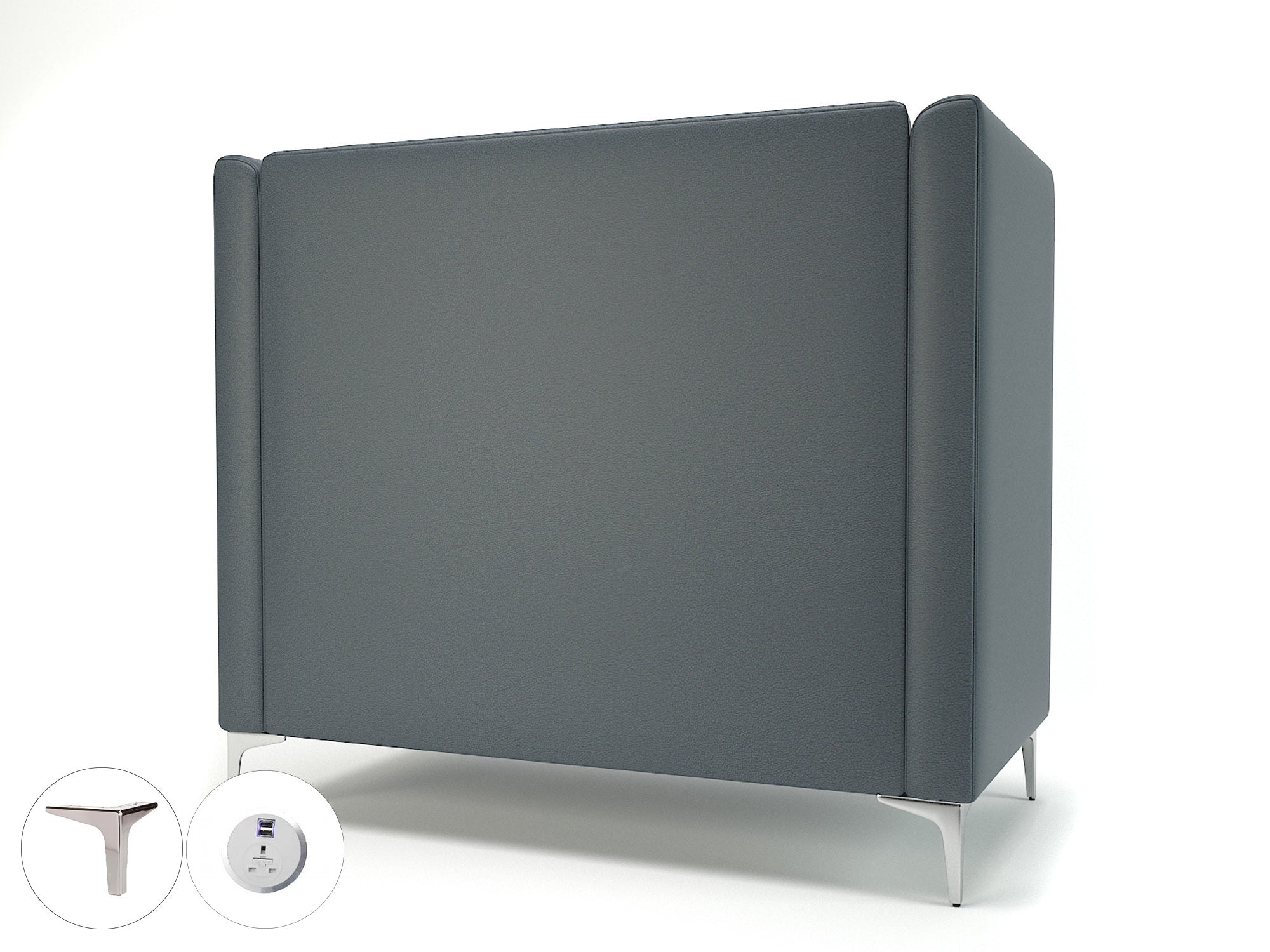 altus-128cm-wide-privacy-booth-in-cristina-marrone-ultima-faux-leather-with-socket Dynamic  Light Wood Colour Atlantic 