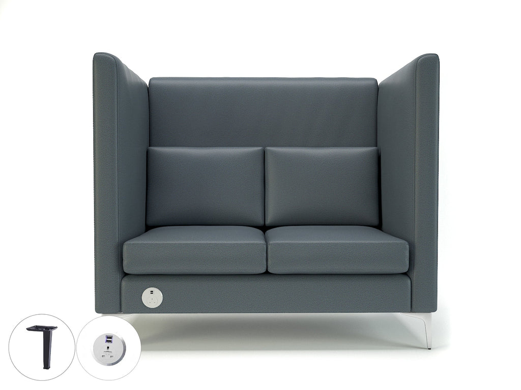 altus-128cm-wide-privacy-booth-in-cristina-marrone-ultima-faux-leather-with-socket Dynamic  Chrome Colour Chalk 