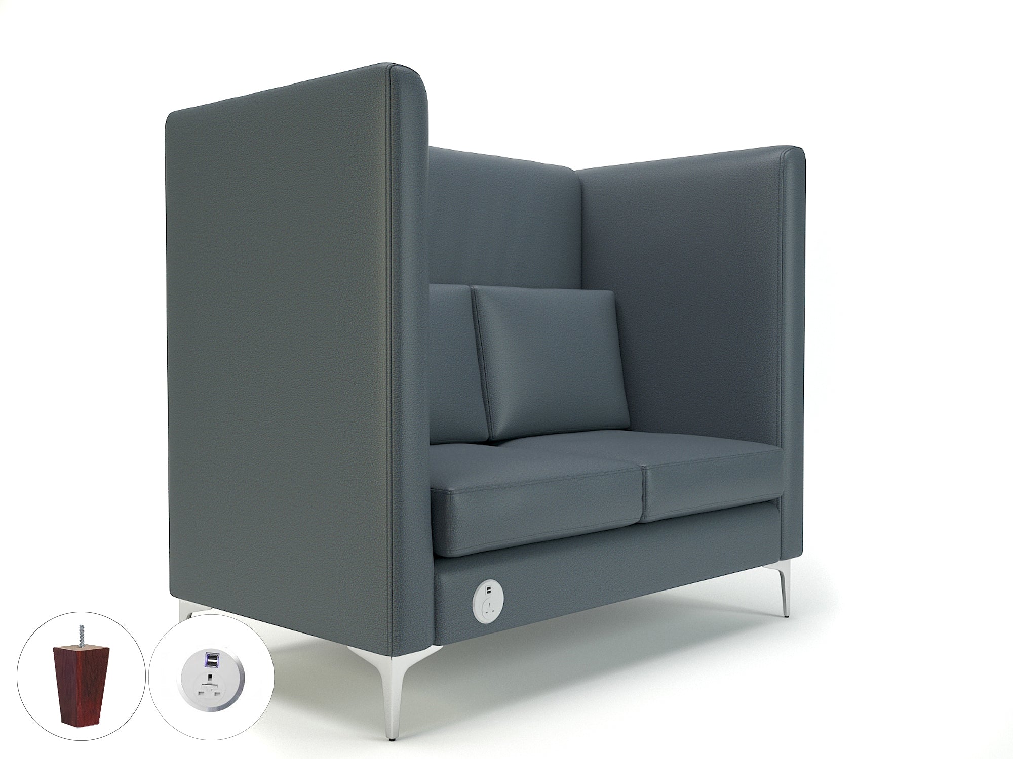 altus-128cm-wide-privacy-booth-in-cristina-marrone-ultima-faux-leather-with-socket Dynamic  Light Wood Colour Chalk 