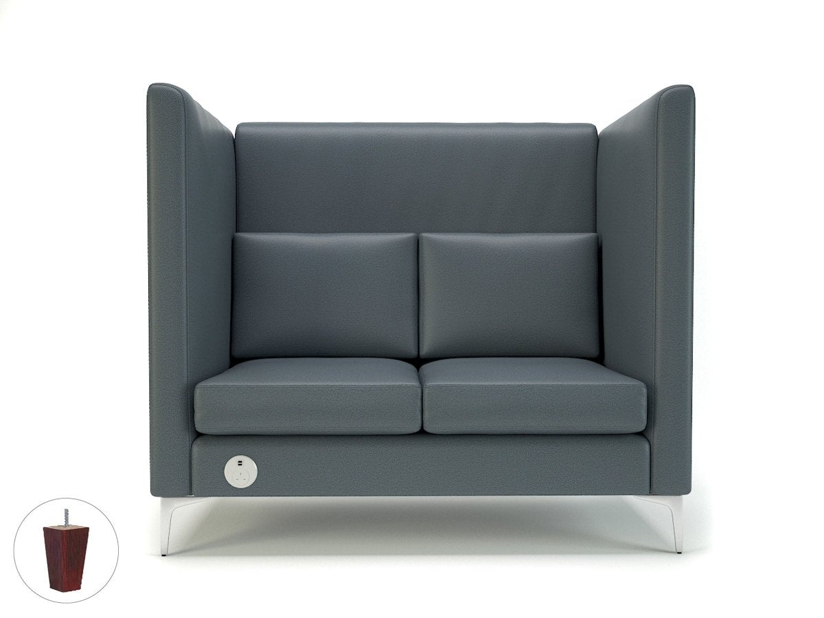 Office furniture altus-128cm-wide-privacy-booth-in-camira-era-fabric Dynamic  Prime Desk Colour Ebony Wood Feet