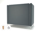 altus-128cm-wide-privacy-booth-in-cristina-marrone-ultima-faux-leather-with-socket Dynamic  Matt Black Colour Chilli 