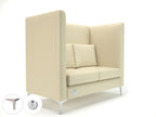 altus-128cm-wide-privacy-booth-in-cristina-marrone-ultima-faux-leather-with-socket Dynamic  Chrome Colour Cream 