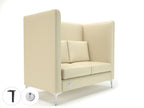 altus-128cm-wide-privacy-booth-in-cristina-marrone-ultima-faux-leather-with-socket Dynamic  Matt Black Colour Cream 