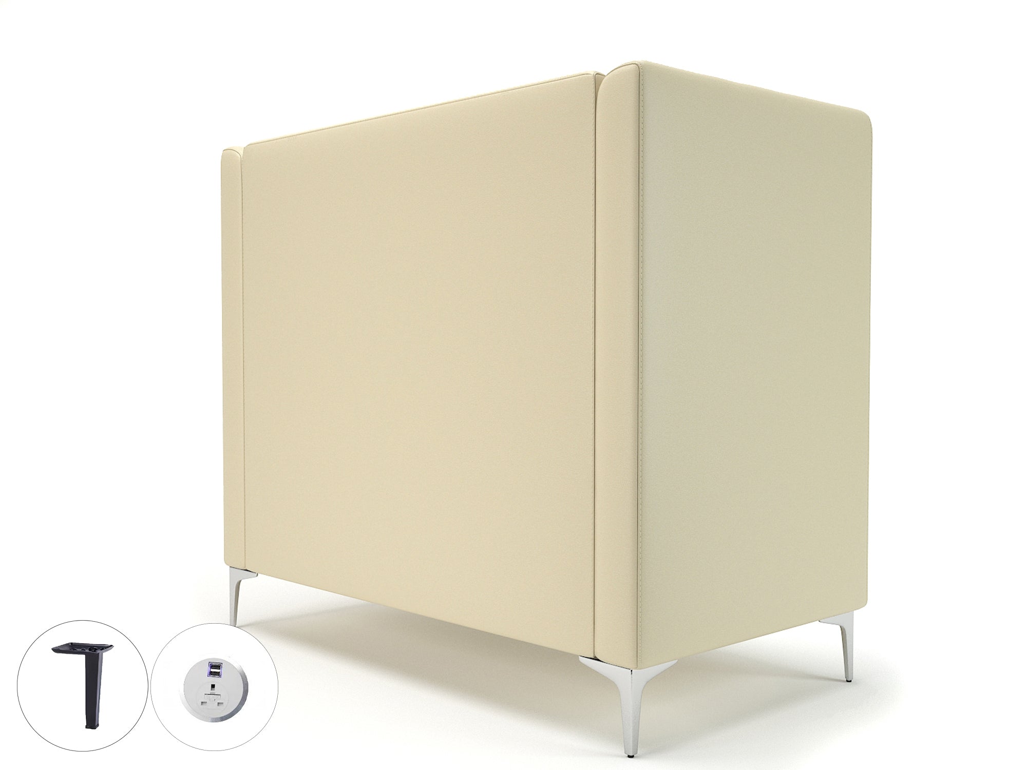altus-128cm-wide-privacy-booth-in-cristina-marrone-ultima-faux-leather-with-socket Dynamic  Ebony Wood Colour Mocha 