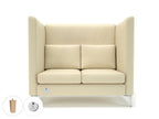 altus-128cm-wide-privacy-booth-in-cristina-marrone-ultima-faux-leather-with-socket Dynamic  Light Wood Colour Steel 