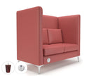 Office furniture altus-128cm-wide-privacy-booth-in-cristina-marrone-ultima-faux-leather-with-socket Dynamic   Colour  