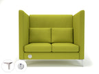 Office furniture altus-128cm-wide-privacy-booth-in-warwick-dolly-fabric-with-socket Dynamic  Ebony Wood Colour Citron 