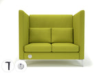 Office furniture altus-128cm-wide-privacy-booth-in-warwick-dolly-fabric-with-socket Dynamic  Ebony Wood Colour Denim 