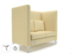 Office furniture altus-128cm-wide-privacy-booth-in-cristina-marrone-ultima-faux-leather-with-socket Dynamic   Colour  