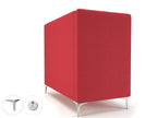 Office furniture altus-128cm-wide-privacy-booth-in-camira-era-fabric-with-socket Dynamic  Matt Black Colour Cycle 