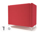 Office furniture altus-128cm-wide-privacy-booth-in-camira-era-fabric-with-socket Dynamic  Light Wood Colour Everlasting 