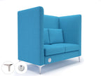 Office furniture altus-128cm-wide-privacy-booth-in-camira-era-fabric-with-socket Dynamic  Chrome Colour Perennial 
