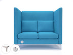 Office furniture altus-128cm-wide-privacy-booth-in-camira-era-fabric-with-socket Dynamic  Ebony Wood Colour Perennial 