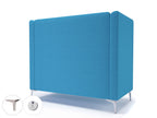 Office furniture altus-128cm-wide-privacy-booth-in-camira-era-fabric-with-socket Dynamic  Light Wood Colour Perennial 