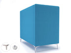 Office furniture altus-128cm-wide-privacy-booth-in-camira-era-fabric-with-socket Dynamic  Matt Black Colour Perennial 