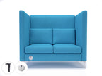 Office furniture altus-128cm-wide-privacy-booth-in-camira-era-fabric-with-socket Dynamic  Ebony Wood Colour Period 