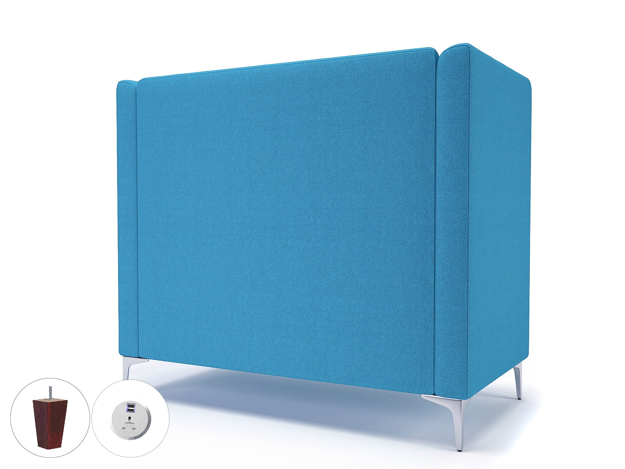 Office furniture altus-128cm-wide-privacy-booth-in-camira-era-fabric-with-socket Dynamic  Light Wood Colour Present 