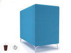 Office furniture altus-128cm-wide-privacy-booth-in-camira-era-fabric-with-socket Dynamic  Matt Black Colour Present 