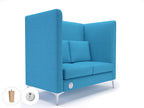Office furniture altus-128cm-wide-privacy-booth-in-camira-era-fabric-with-socket Dynamic  Chrome Colour Prime 