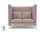 Office furniture altus-128cm-wide-privacy-booth-in-camira-era-fabric Dynamic  Perennial Desk Colour Chrome Feet