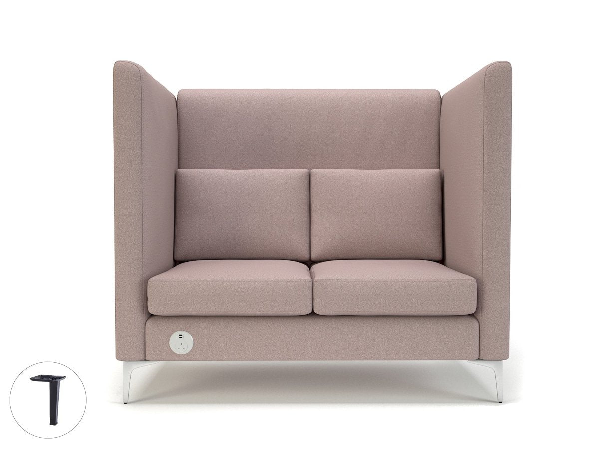 Office furniture altus-128cm-wide-privacy-booth-in-camira-era-fabric Dynamic  Perennial Desk Colour Chrome Feet