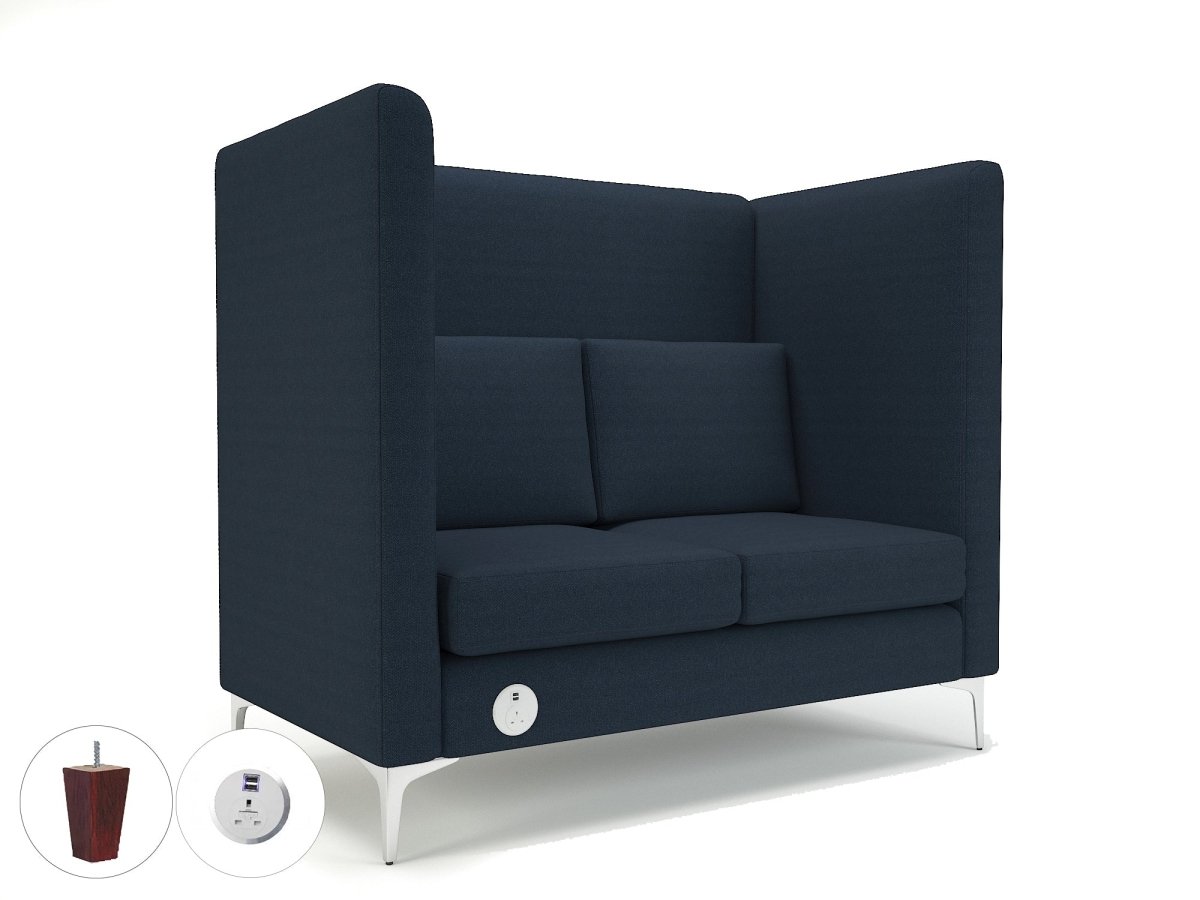 Office furniture altus-128cm-wide-privacy-booth-in-camira-era-fabric-with-socket Dynamic   Colour  