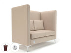 Office furniture altus-128cm-wide-privacy-booth-in-cristina-marrone-ultima-faux-leather-with-socket Dynamic   Colour  