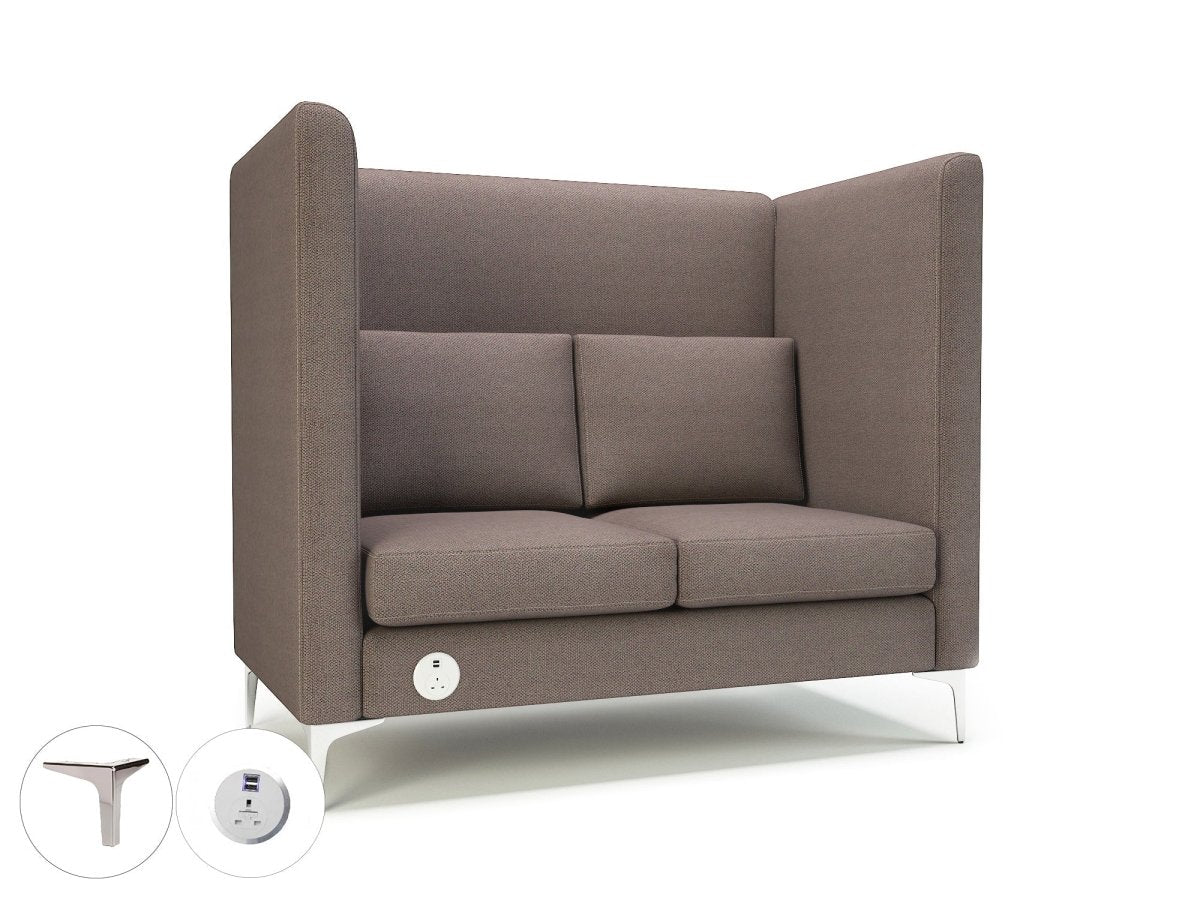 Office furniture altus-128cm-wide-privacy-booth-in-camira-era-fabric-with-socket Dynamic   Colour  