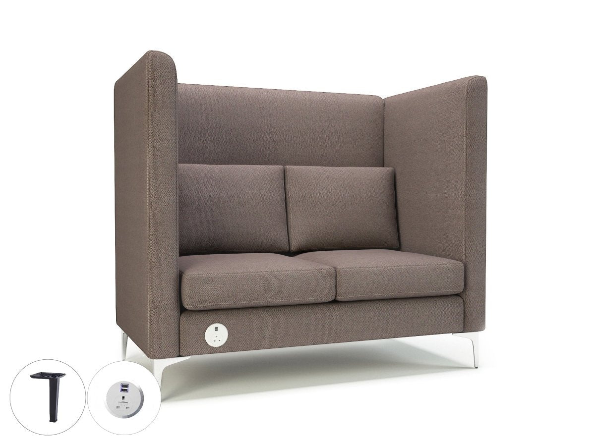 Office furniture altus-128cm-wide-privacy-booth-in-camira-era-fabric-with-socket Dynamic   Colour  